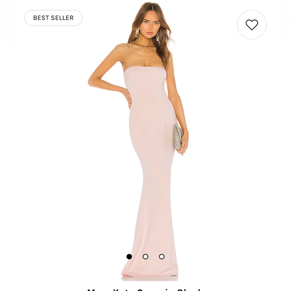 Mary Kate Gown in blush Katie May from Revolve